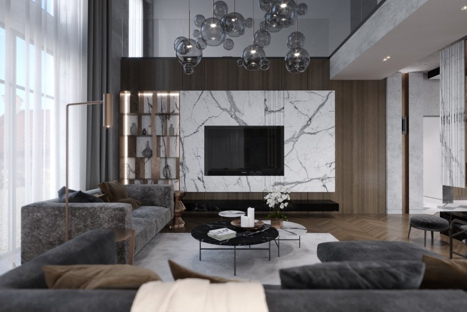 Оникс слэб в интерьере