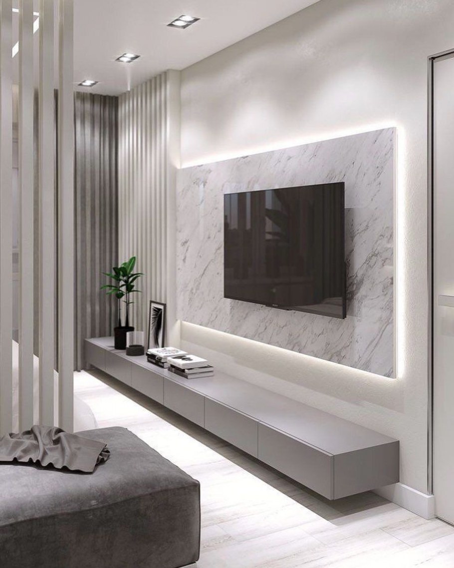 Телевизор в современном интерьере