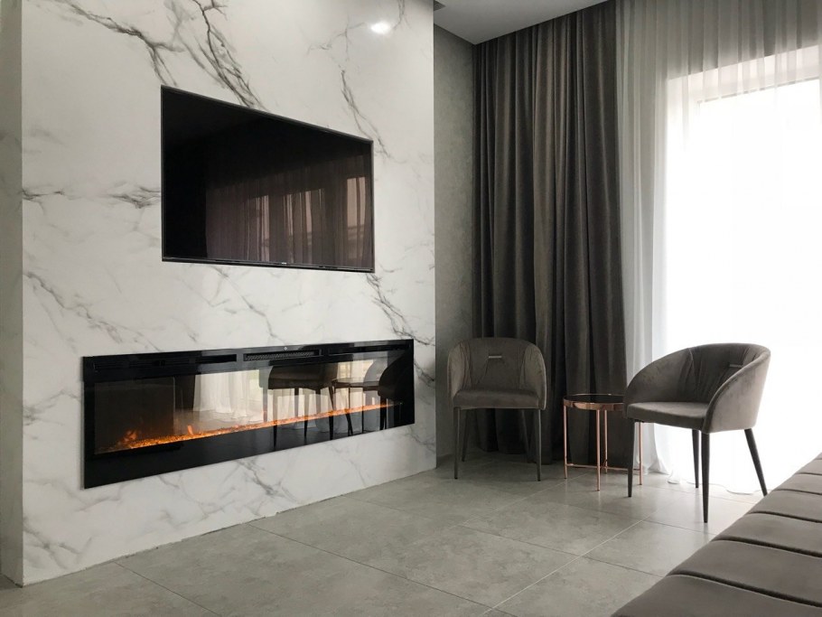 Nero Marquina мрамор в интерьере