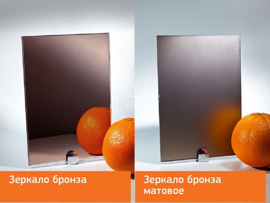 Зеркало графит сатинат