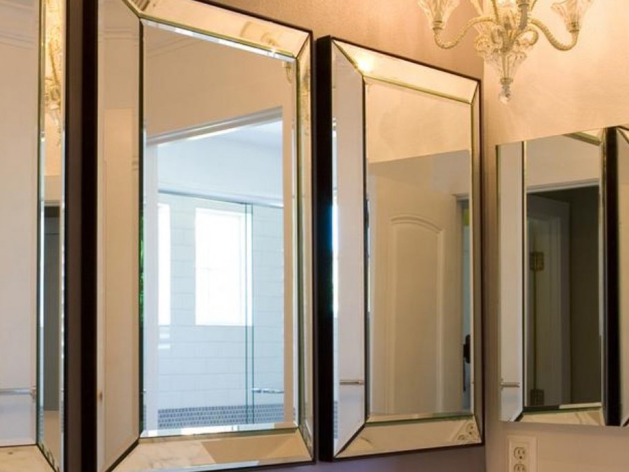 Шкаф купе зеркало бронза