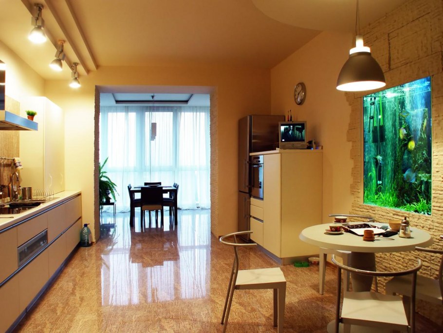 Аквариум перегородка