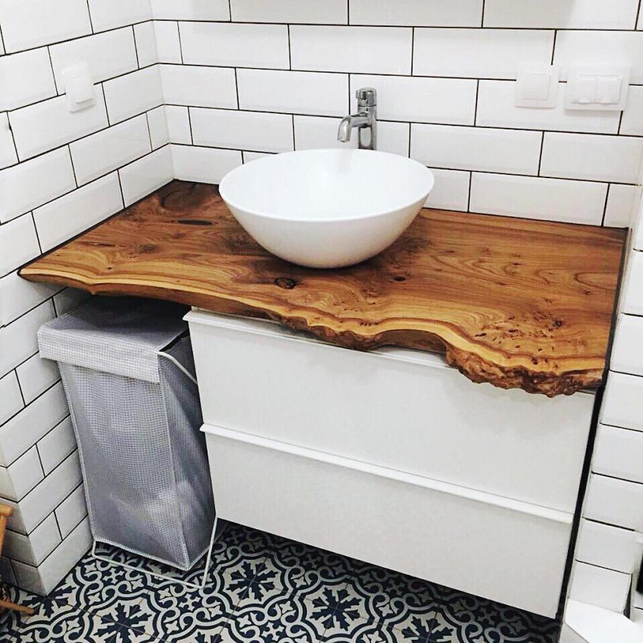 Тумбы из слэба карагача