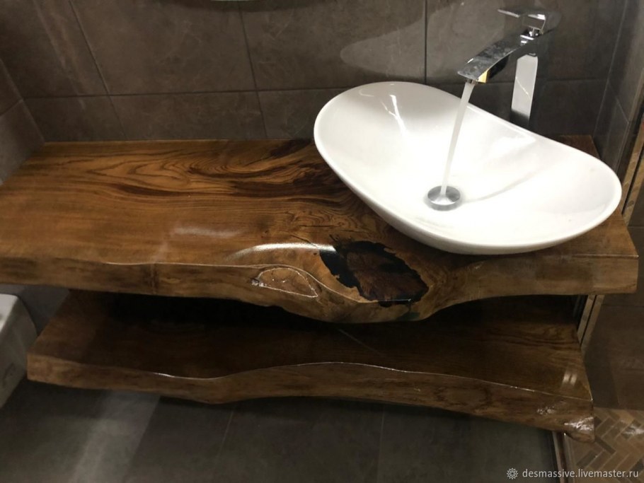 Столешница из слэба в ванную