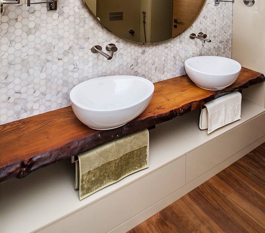 Столешница под раковину из слэба