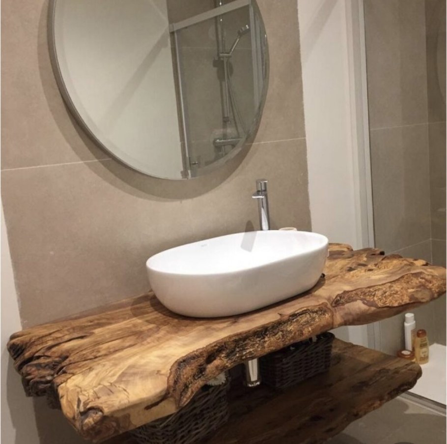 Слэба дерева под раковину