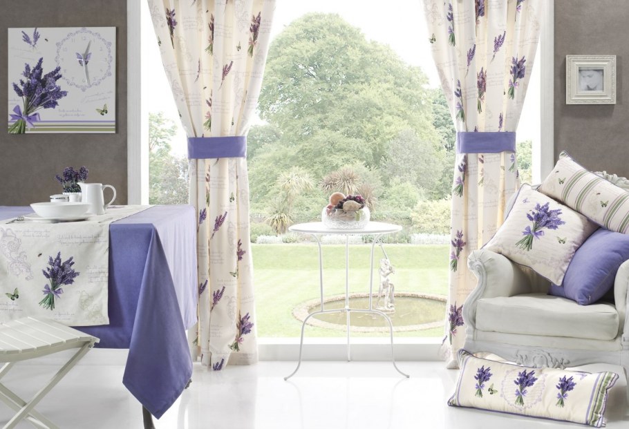 Шторы задергушки в стиле Прованс