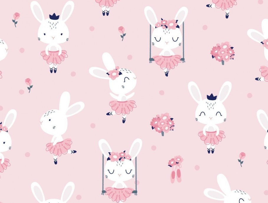 Розовая детская комната для девочки