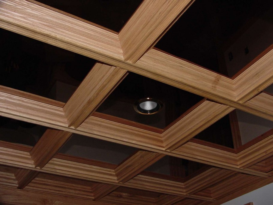 Кессонные потолки ГКЛ