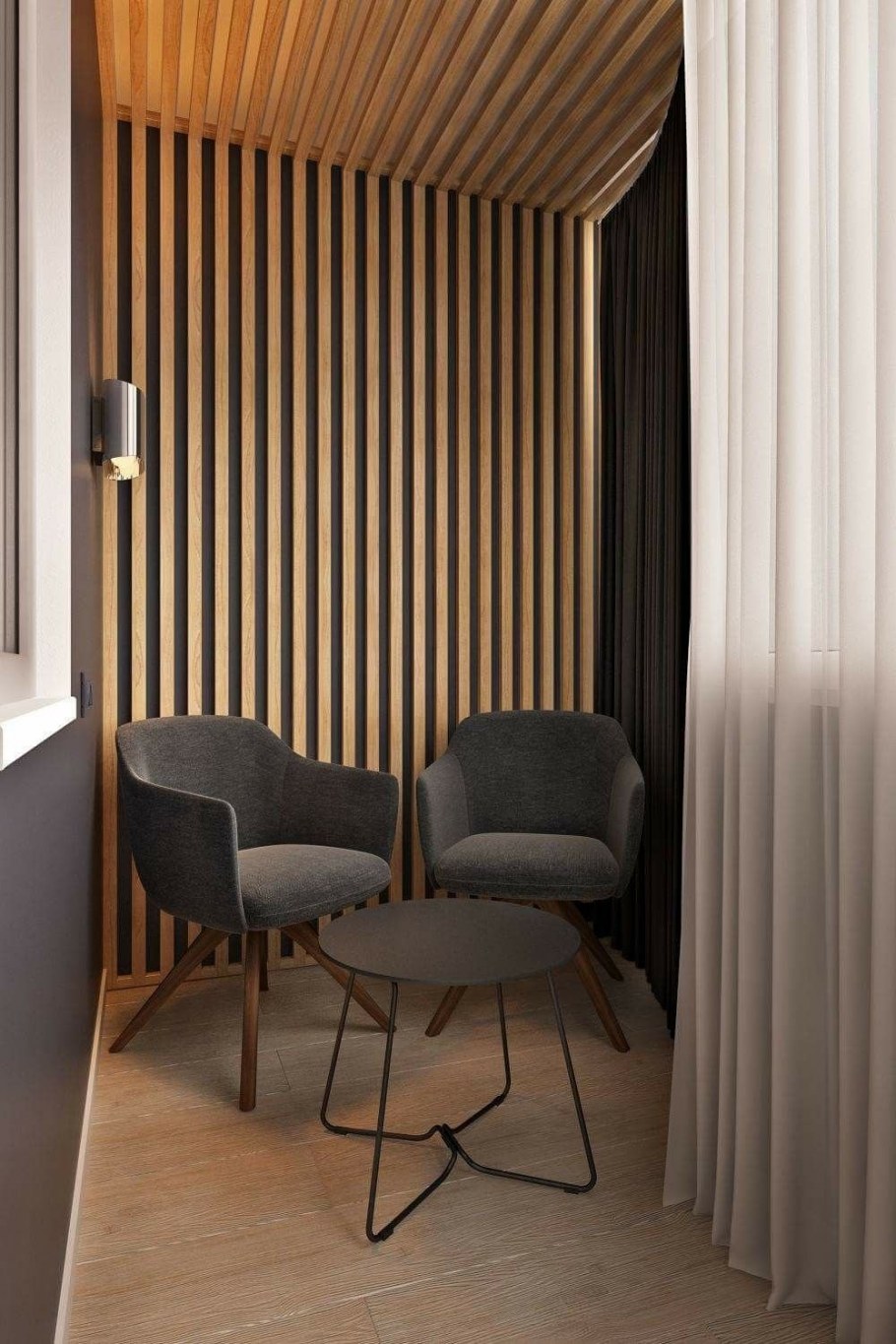 Рейки деревянные для декора