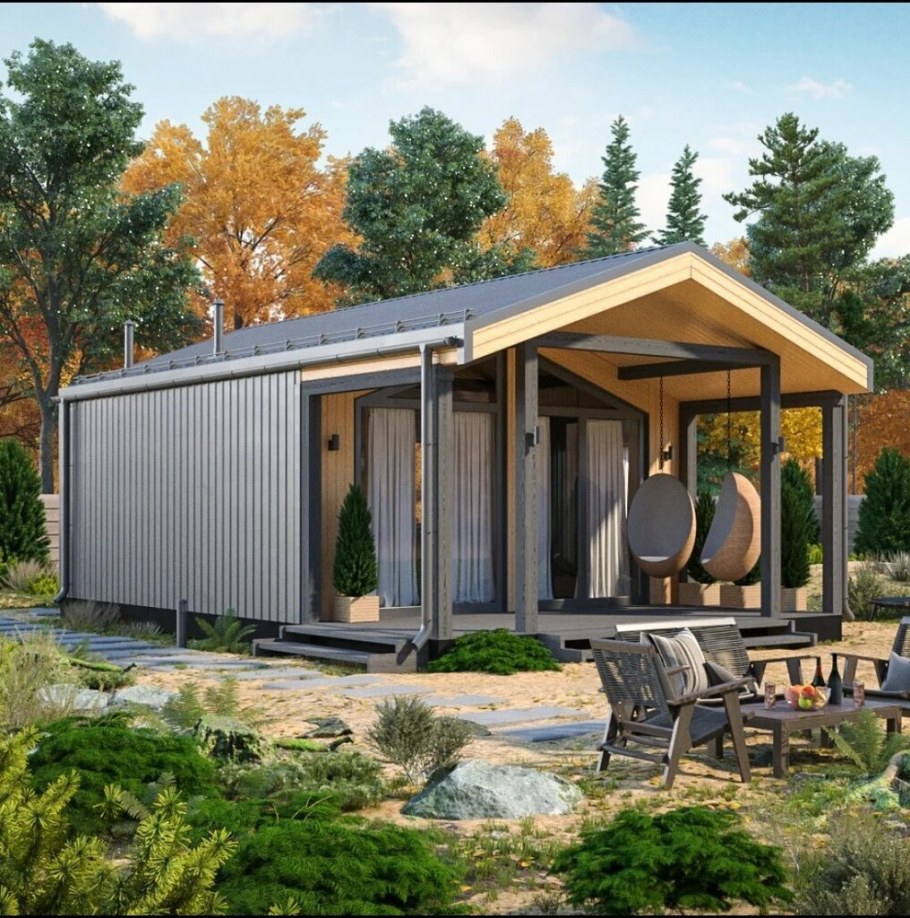 Барнхаус из СИП панелей