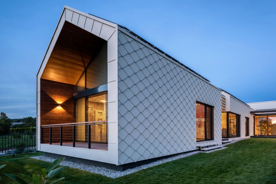 Барнхаус в стиле хайтек