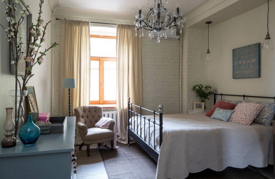 Спальня в старой квартире