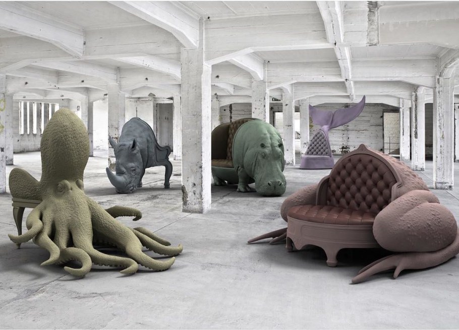 Кресло-осьминог. Массимо Риера