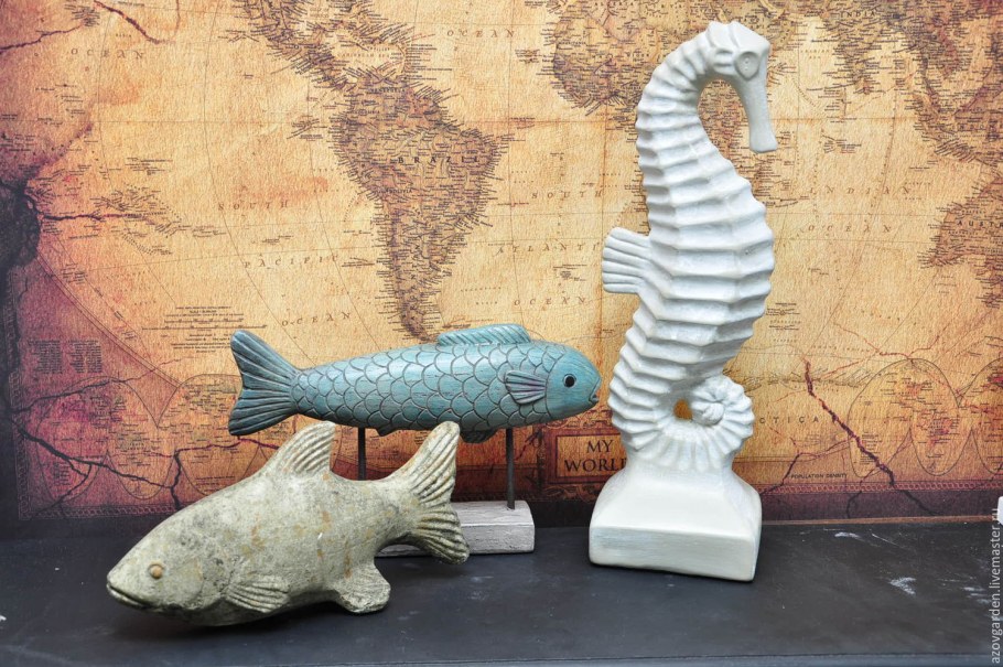 Скульптуры анималистического жанра из дерева