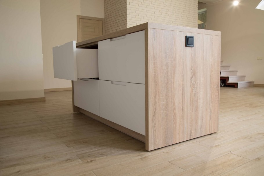 Ручка-профиль накладная l.1196мм, отделка черный бархат (матовый)