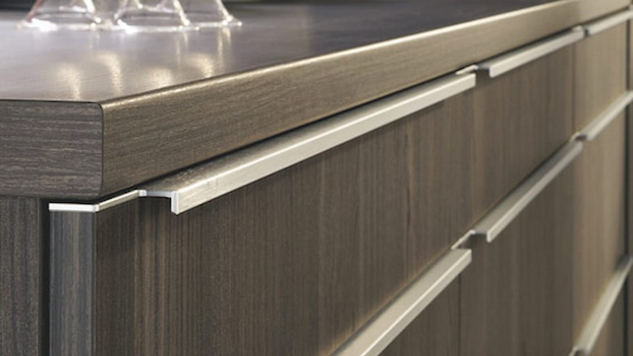 Интегрированная ручка шпон 45