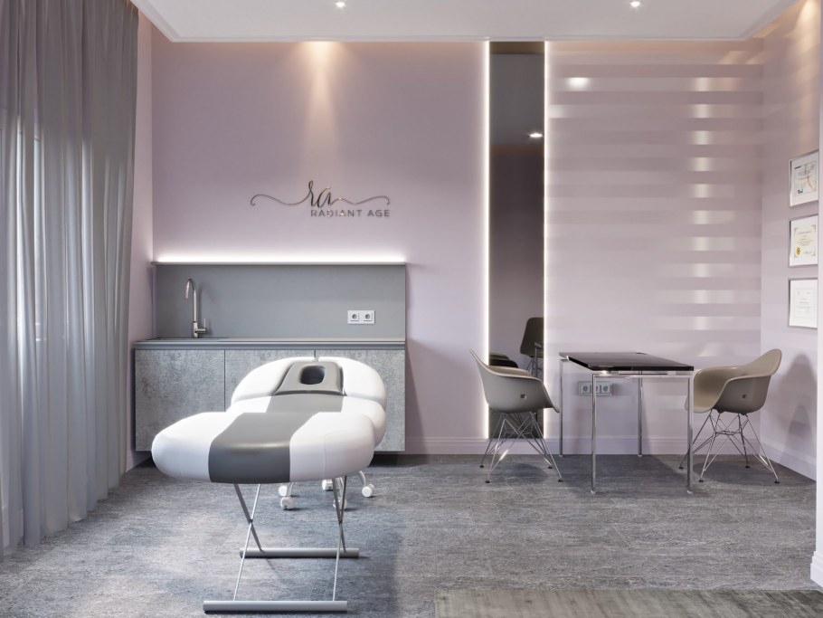 Интерьер кабинета косметологии