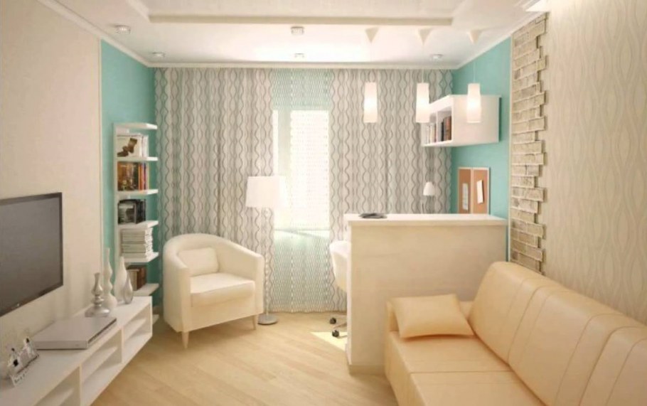 Интерьер комнаты хрущевка