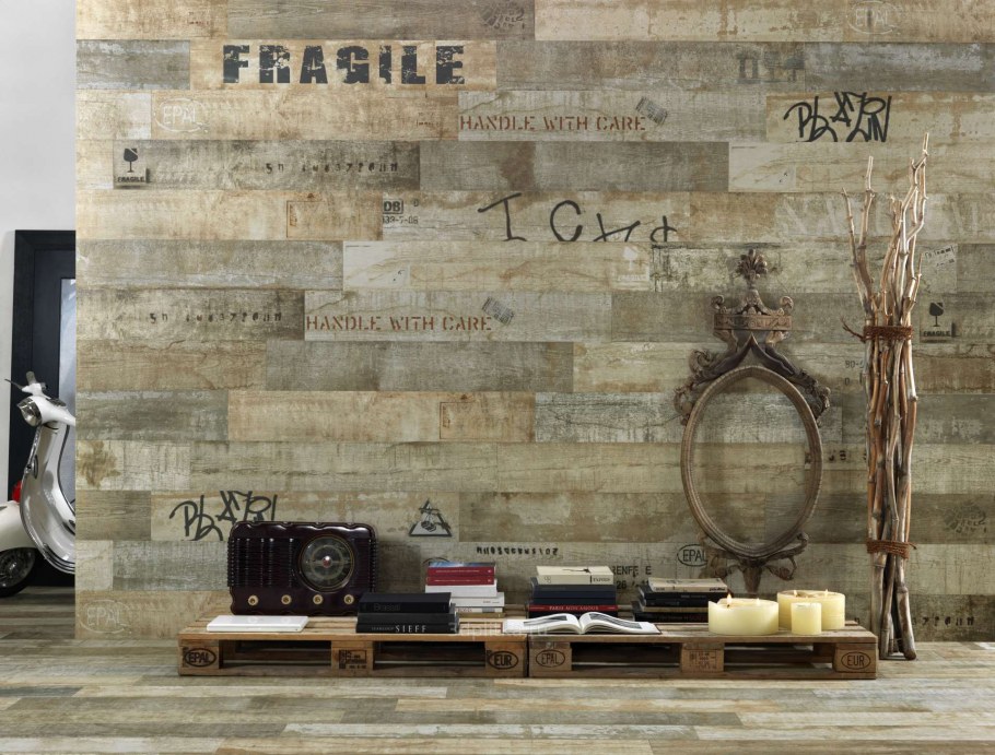 Porcelanosa Taco Oxford natural в интерьере