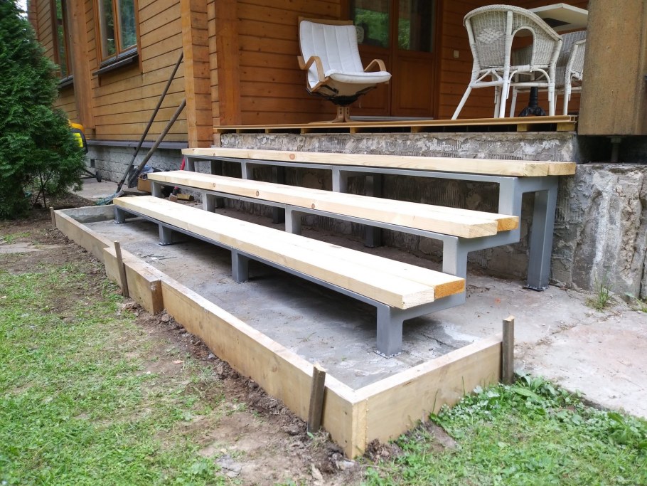 Ступень бетонная 1000х420х140