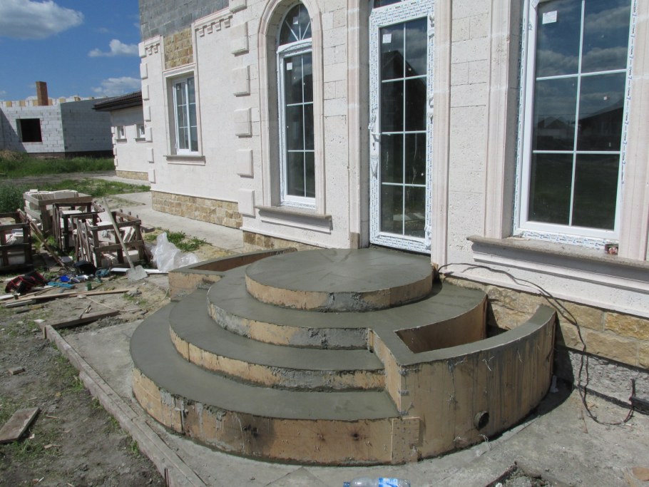 Ступеньки из бетона