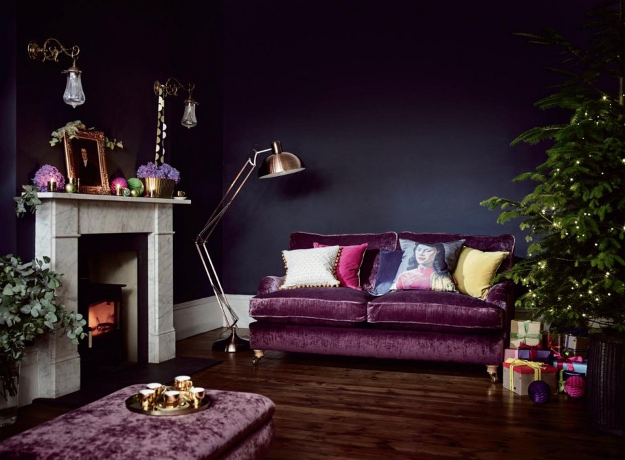 Сиреневый цвет в интерьере