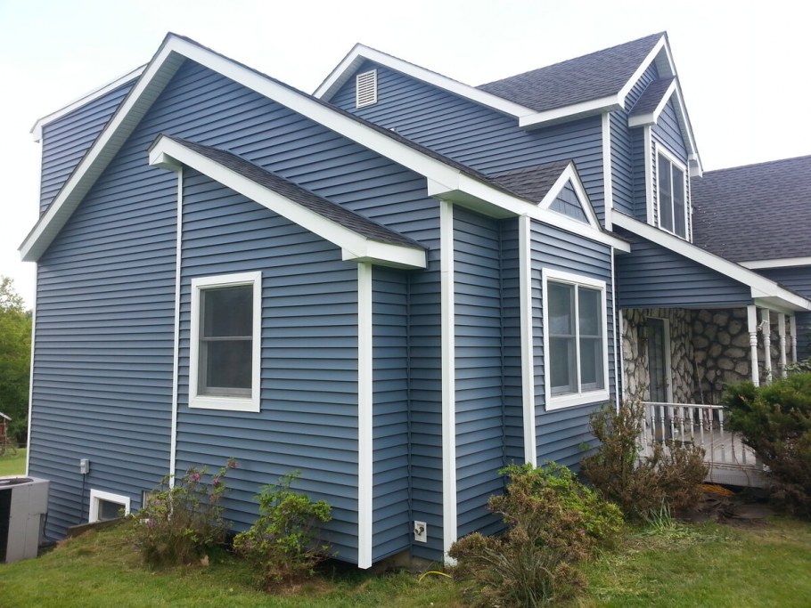 Фасад сайдинг RAL 5005