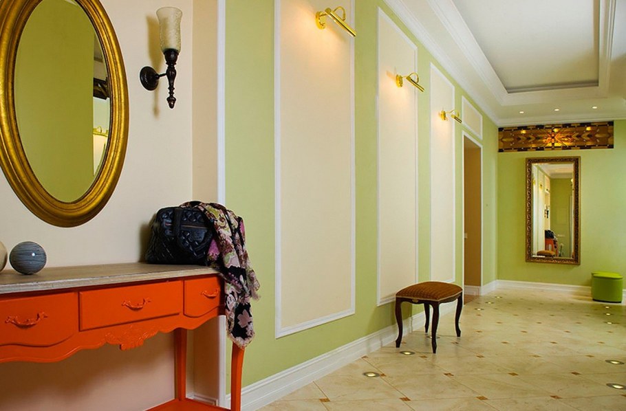 Цвет в коридоре стен под покраску
