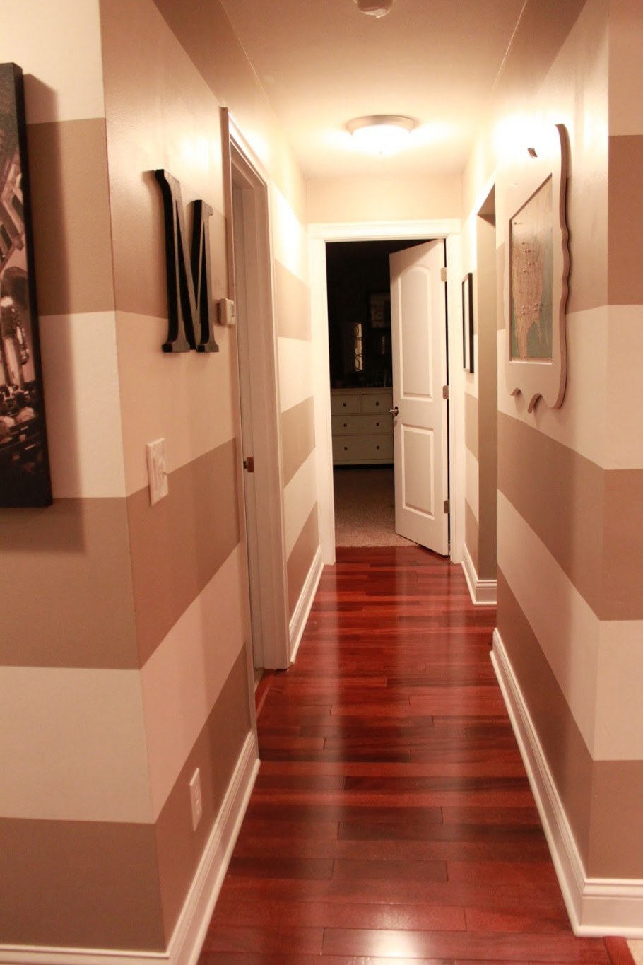 Покраска стен в коридоре