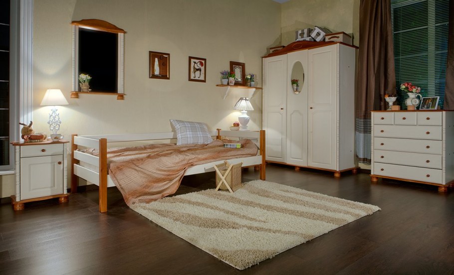 БРИМНЭС каркас кровати-кушетки с 2 ящиками, белый80x200 см