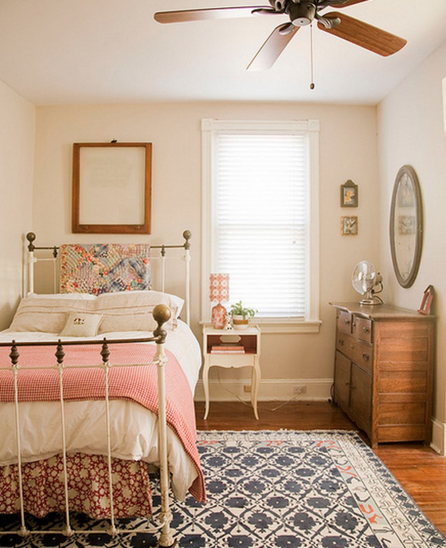 Спальня 12кв м в стиле Кантри