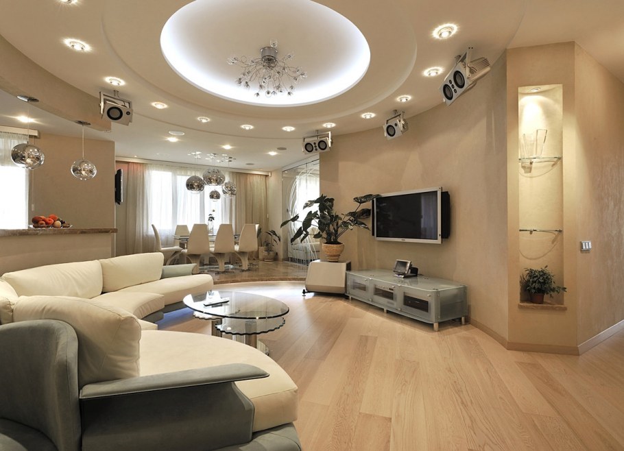 Светодиодное освещение гостиной