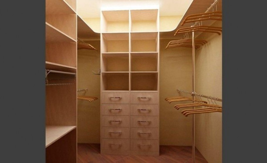 Мини гардеробные в кладовке