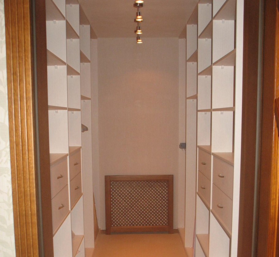 Маленькие гардеробные