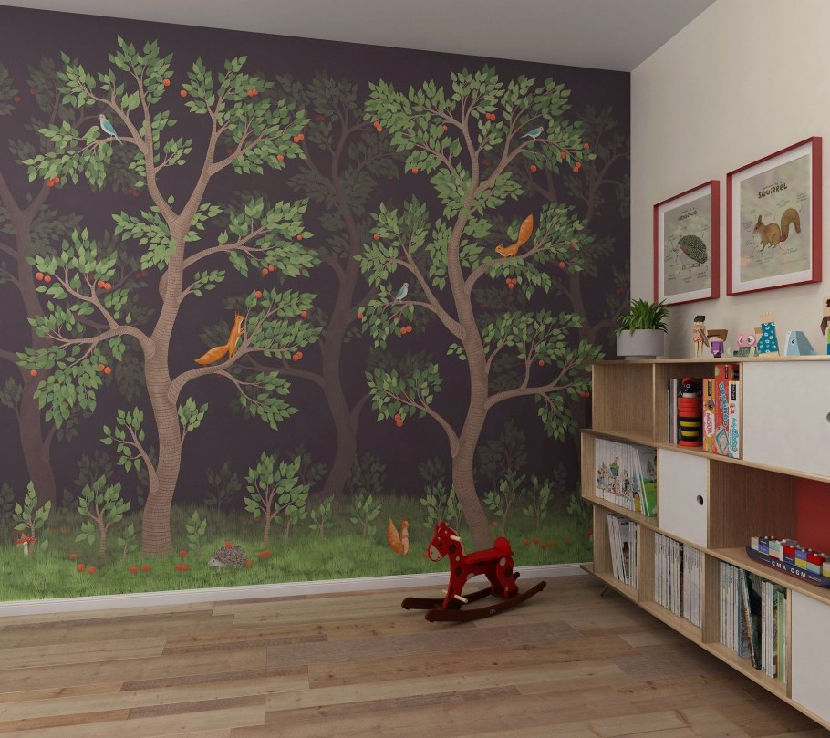 Комната в стиле Алиса в стране чудес