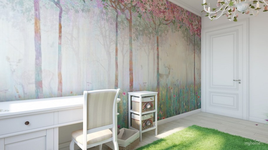 Комната в стиле сказочный лес