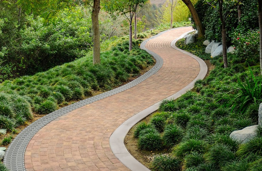 Уклон дорожек