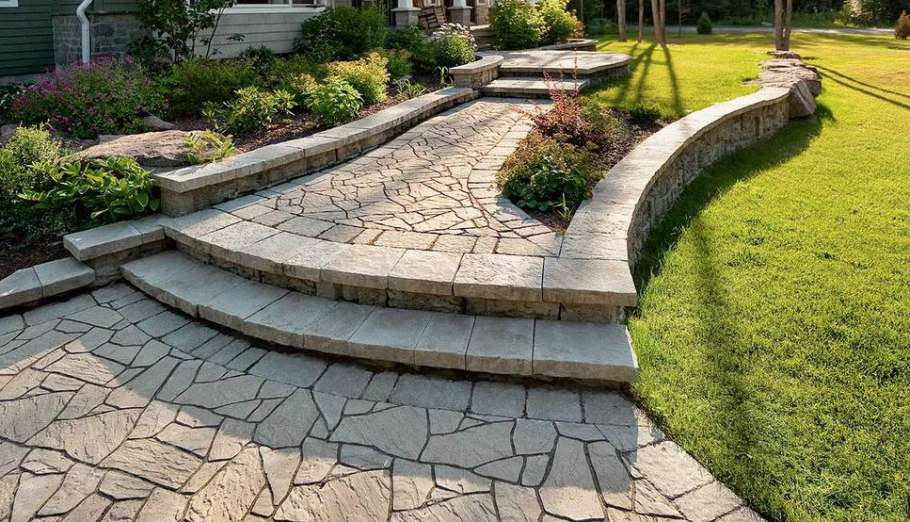 Кварцит мощение