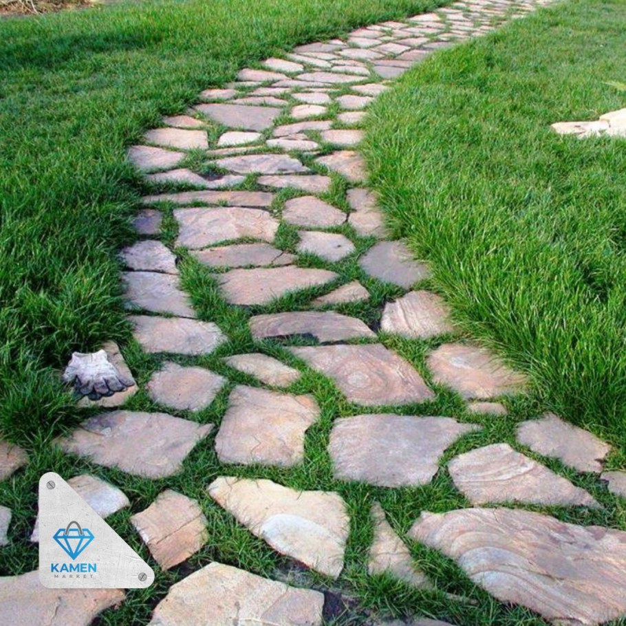 Мощение плитняком