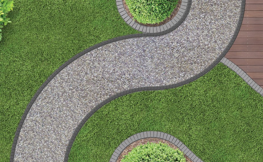 Галечные садовые дорожки