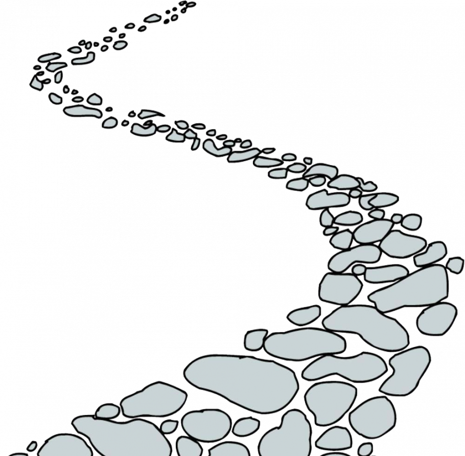 Мощеные дорожки в саду