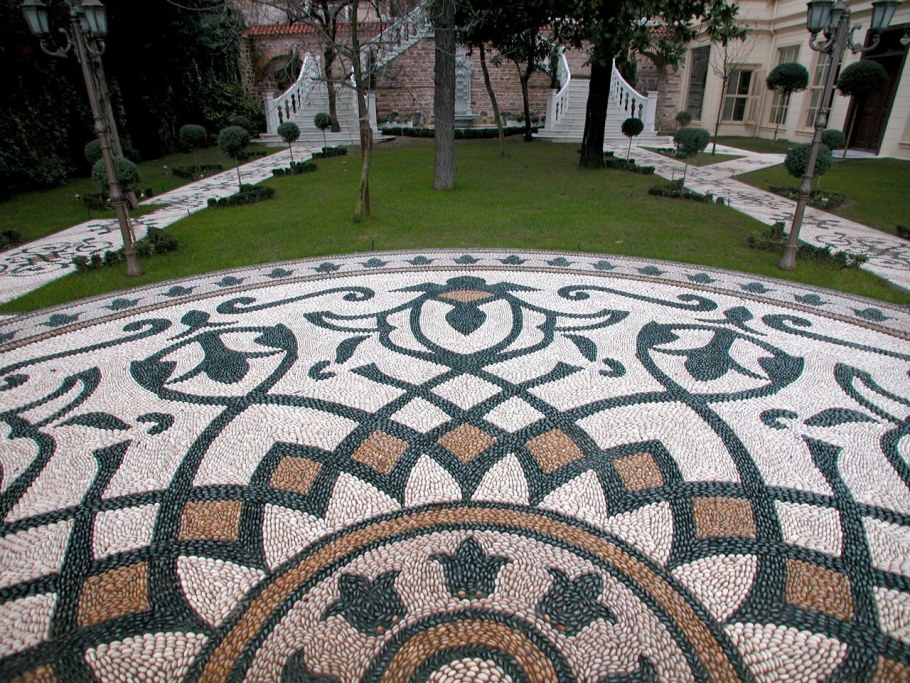 Мощение гранитным отсевом