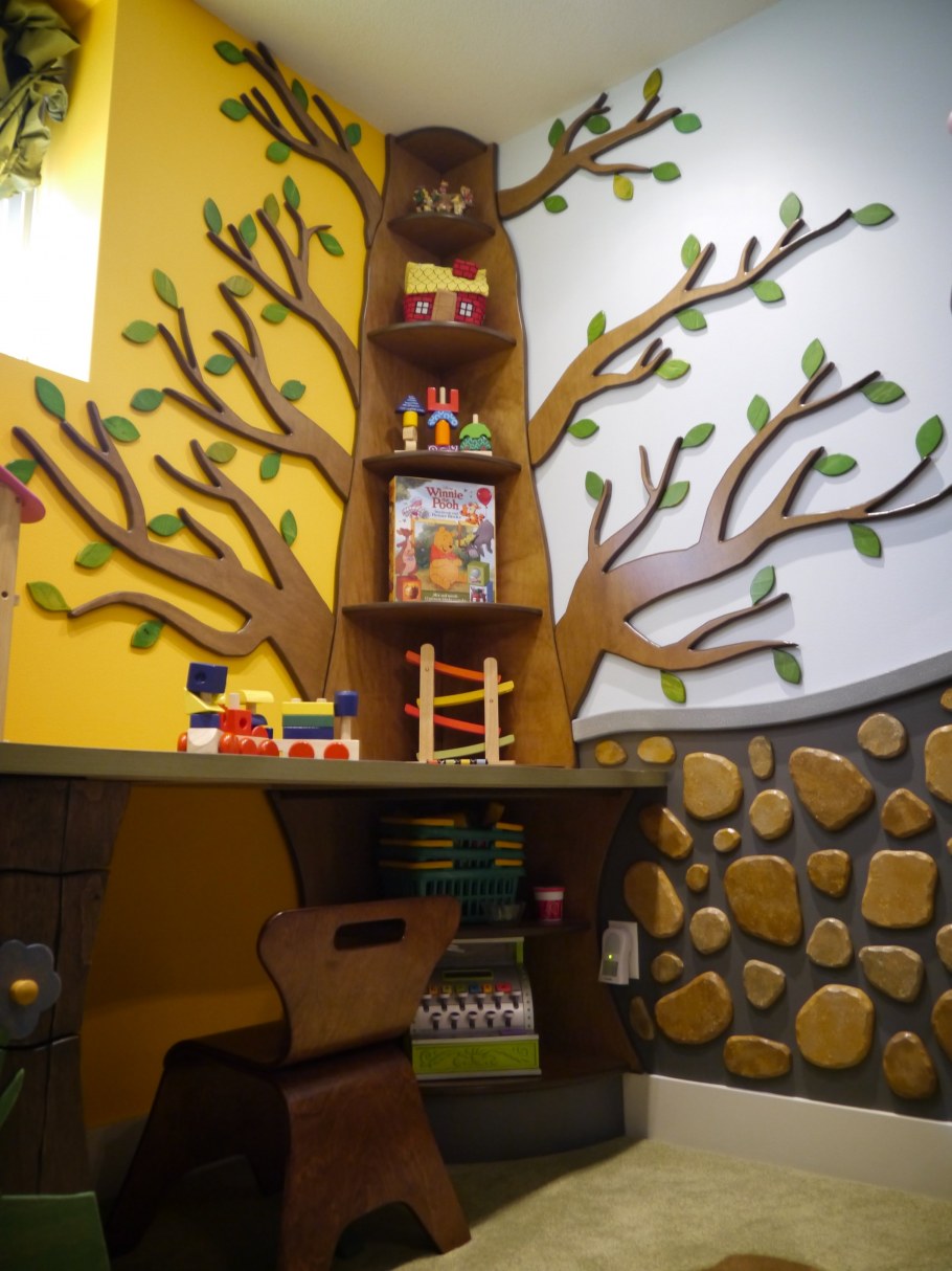 Нарисовать дерево на стене