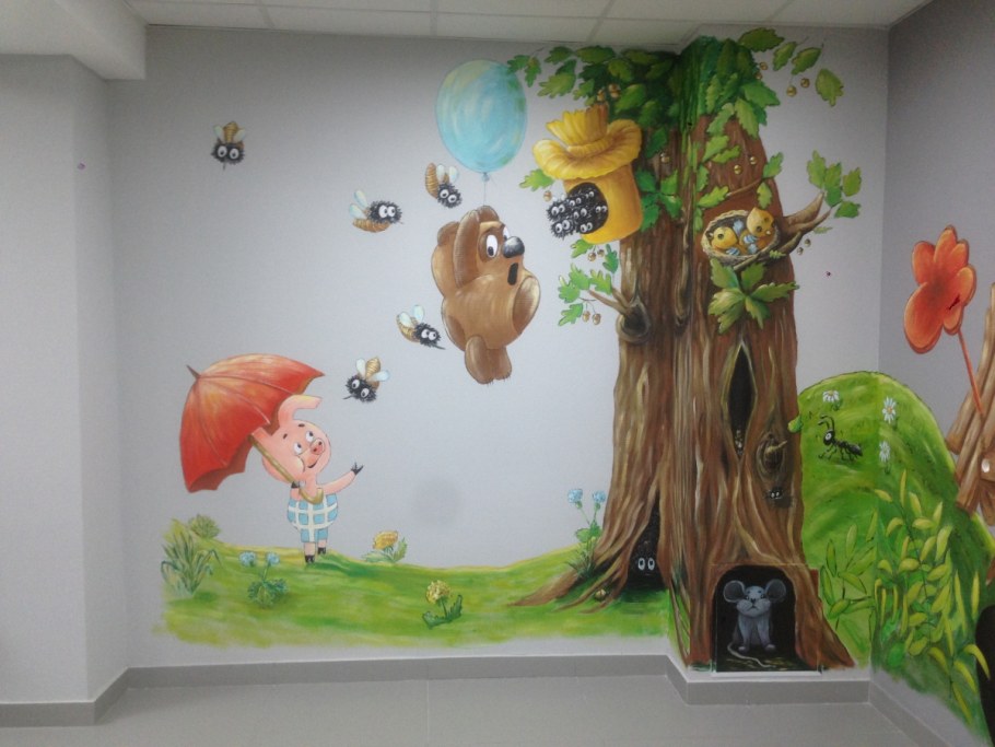 Дерево из самоклейки