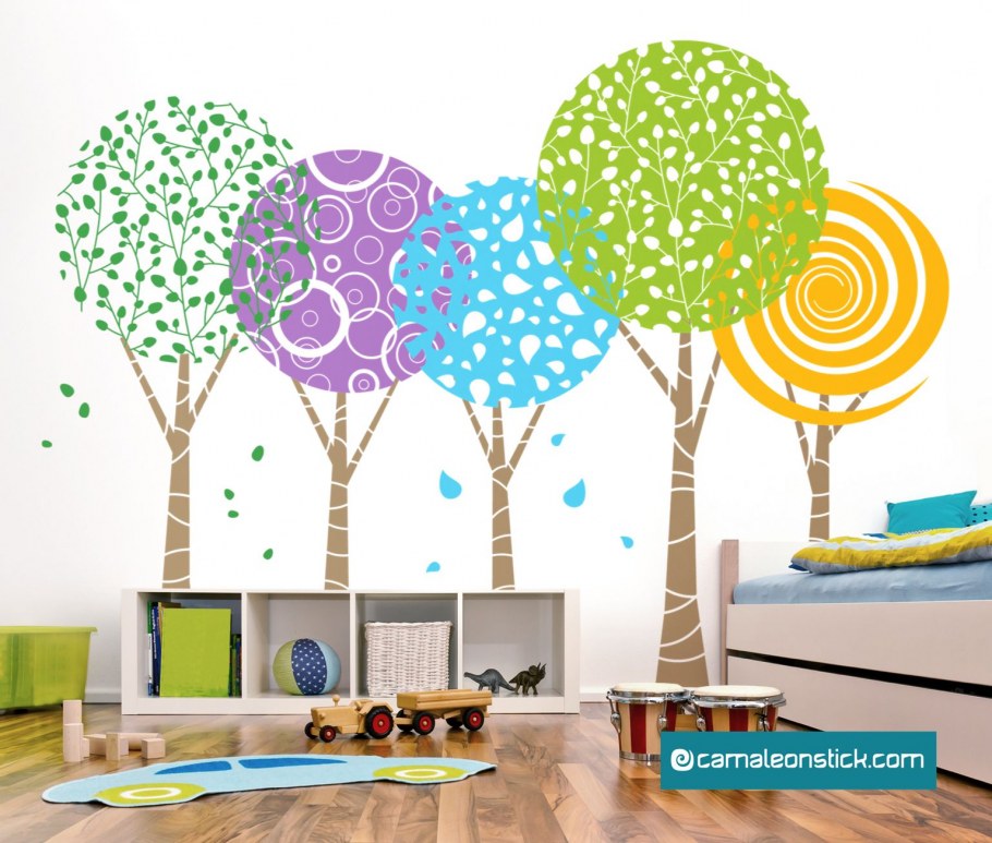 Оригинальный декор стен