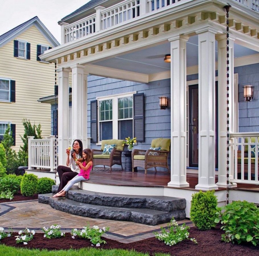 Терраса в американском стиле