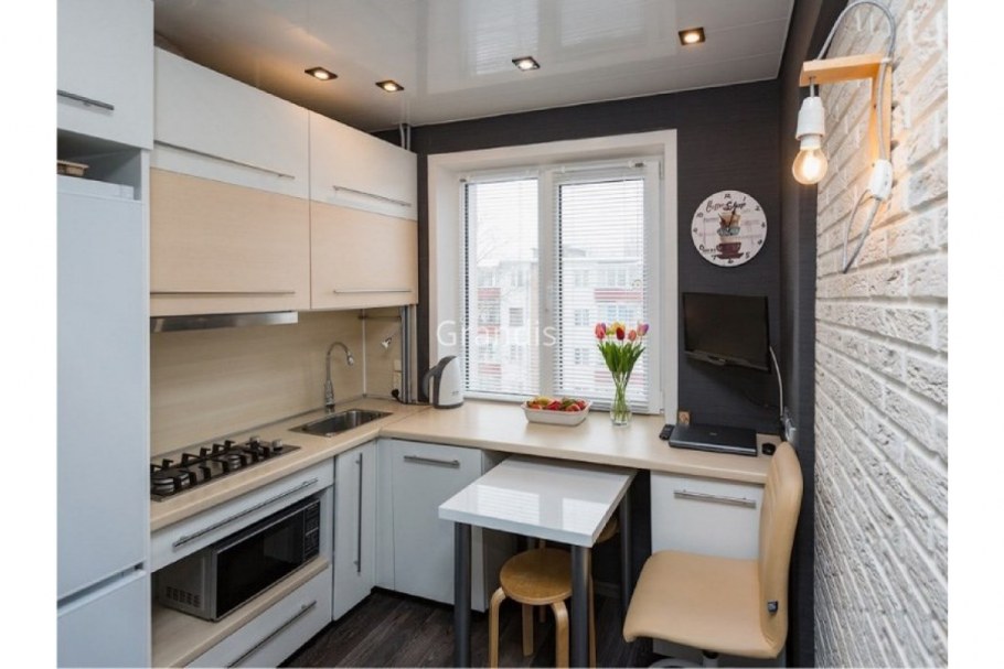 Интерьер кухни 15м2 прямоугольной