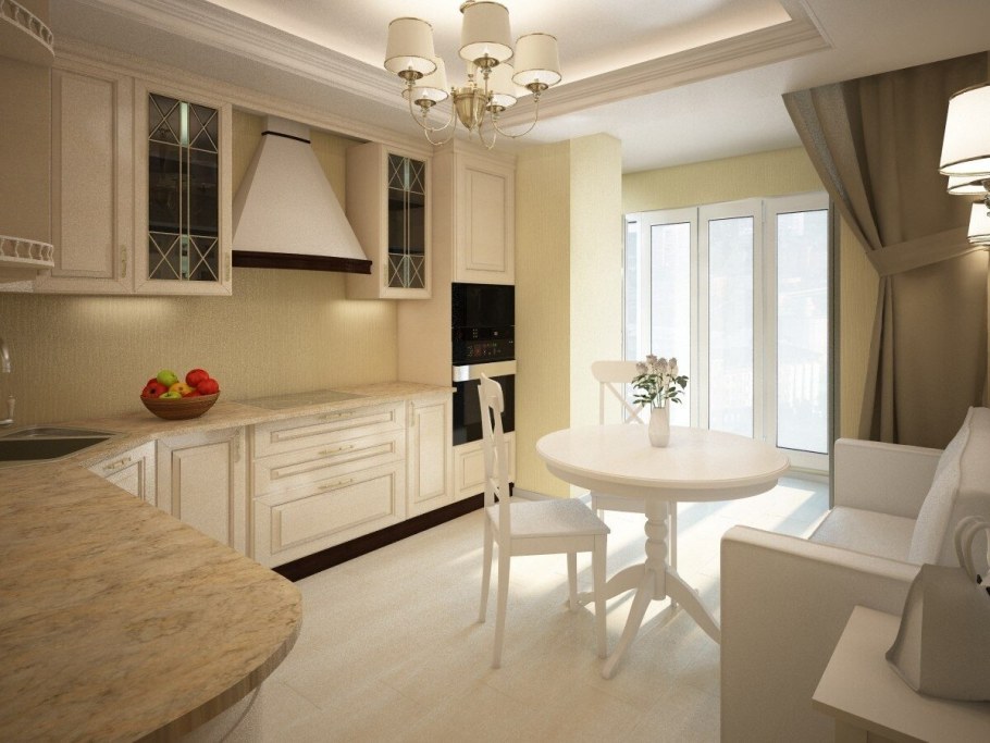 Кухня гостиная икеа 13м