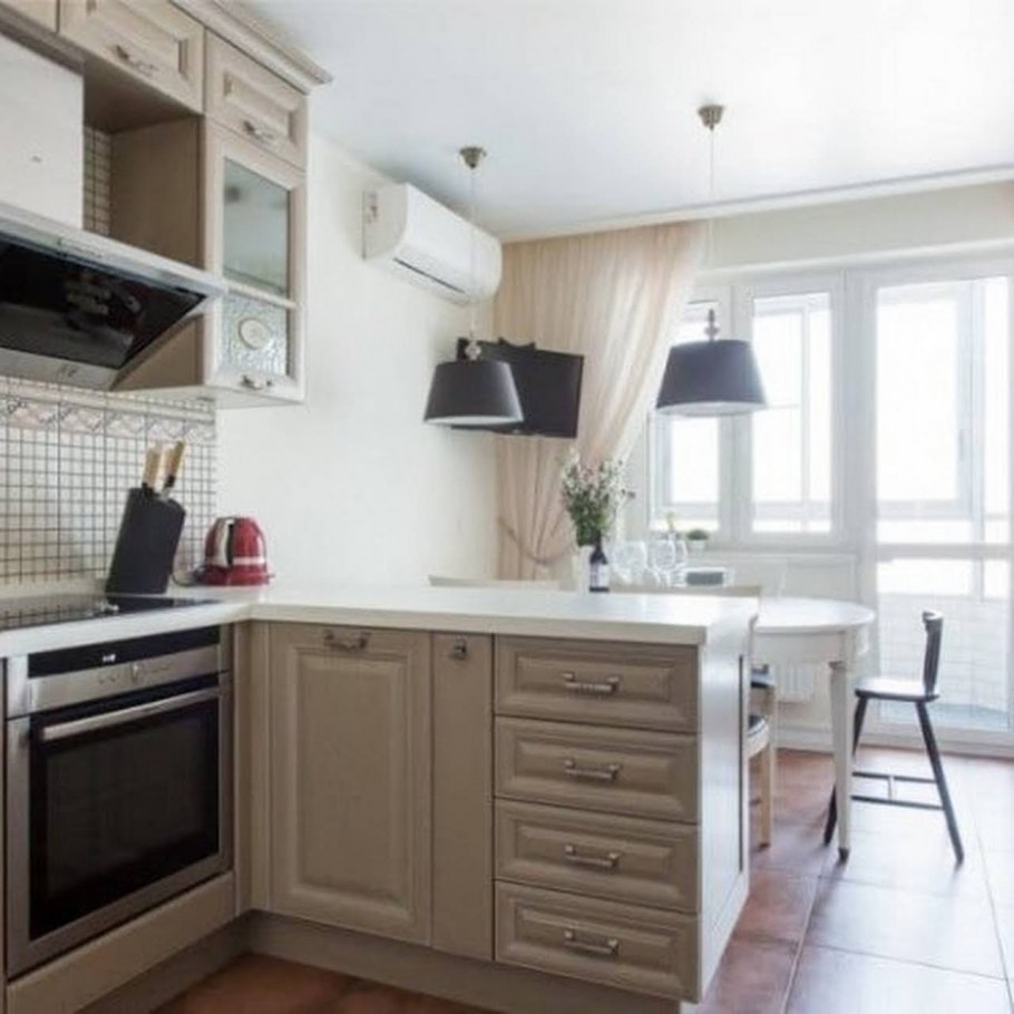 Интерьер кухни 11м2 квадратная